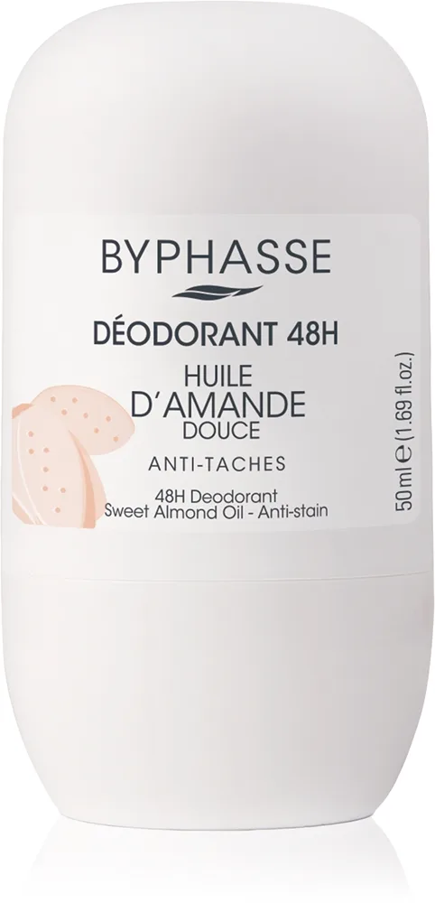 BYPHASSE Sweet Almond Oil roll-on-deodorantti 50 ml