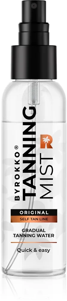 BYROKKO Shine Brown Tanning Selvbrunervand til gradvis bruning 100 ml