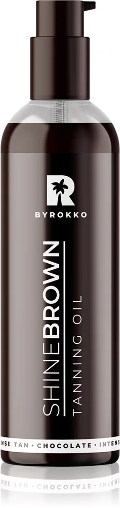 ByRokko Shine Brown Tanning Oil rusketusta nopeuttava ja pidentävä tuote 145 ml
