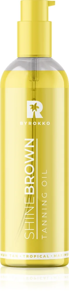 ByRokko Shine Brown Tanning Oil rusketusta nopeuttava ja pidentävä tuote 145 ml