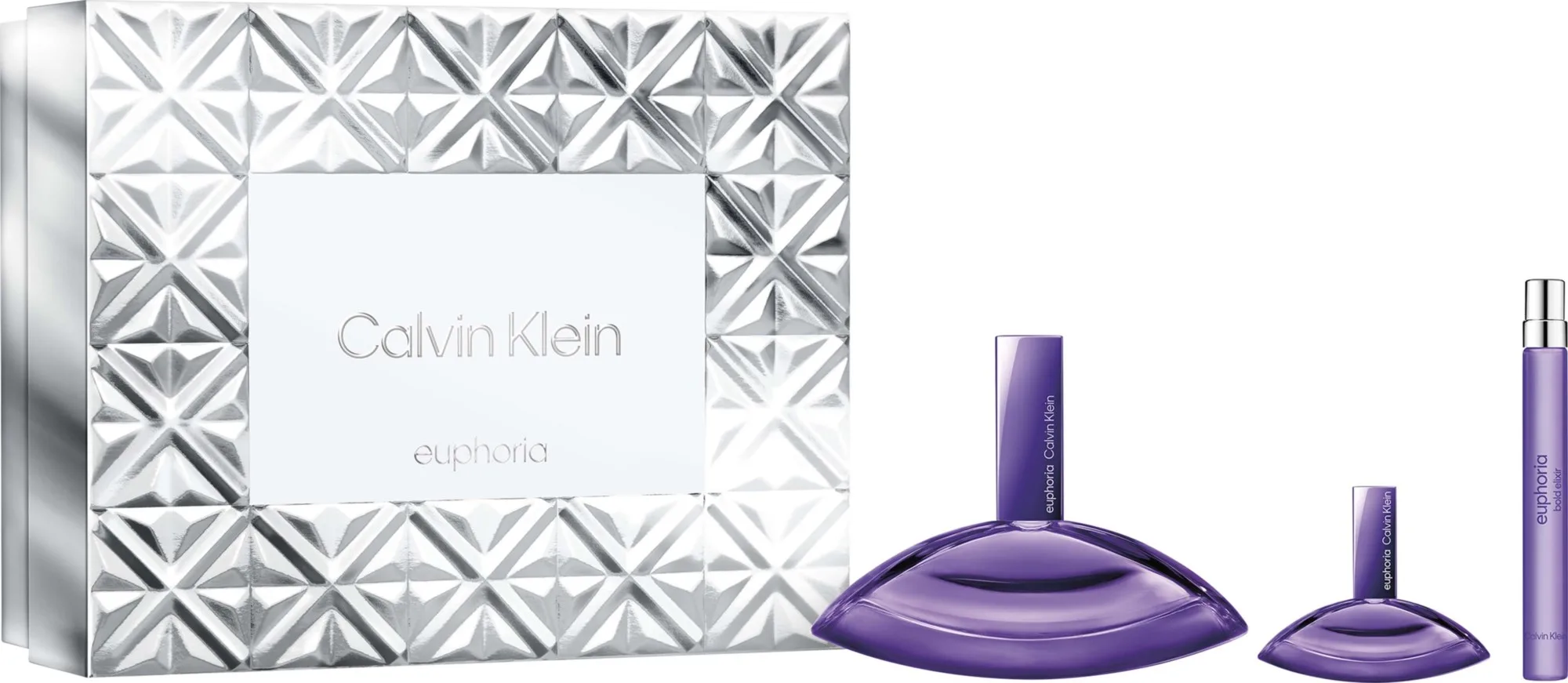 Calvin Klein Gift Set Euphoria Bold Elixir EdP 100 ml + Travel Size 10 ml + Mini 4 ml 0 kpl
