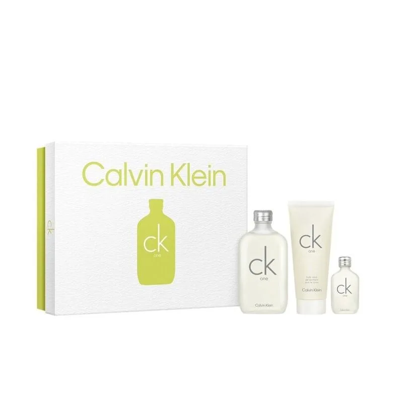 Giftset Calvin Klein CK One 100ml EDT Spray 100ml Shower Gel 15ml EDT Spray