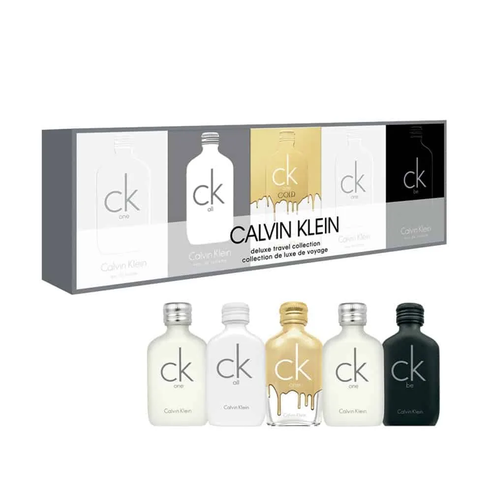 Giftset Calvin Klein CK One Deluxe Travel Collection 5 x Edt 10ml