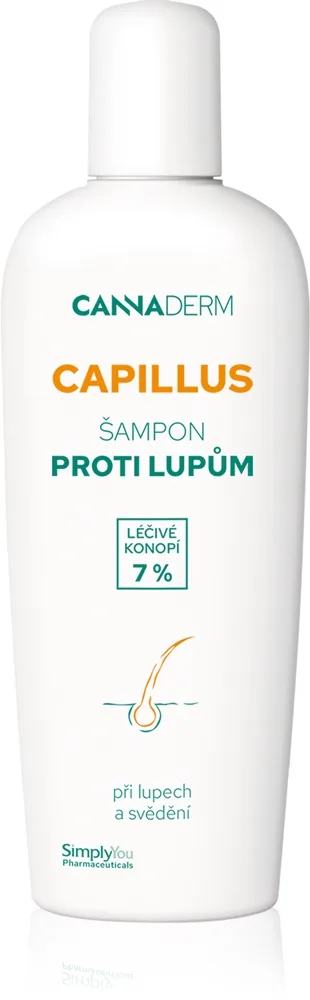 Cannaderm Capillus Anti-Dandruff Shampoo Schampo mot mjäll Med hampolja 150 ml