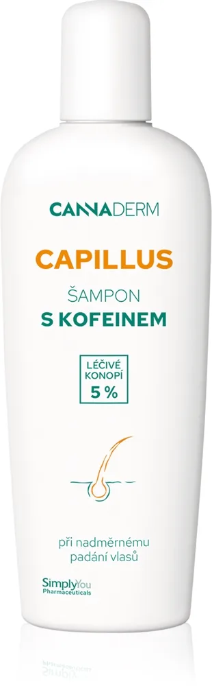 Cannaderm Capillus Caffeine shampoo Schampo Med hampolja 150 ml