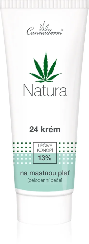 Cannaderm Natura Cream for Oily Skin päivä- ja yövoide rasvoittuvalle iholle 75 g