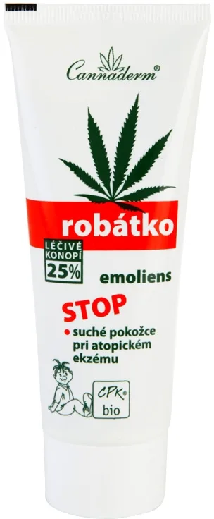Cannaderm Robatko Emoliens Skyddande kräm för baby Med hampolja 75 g