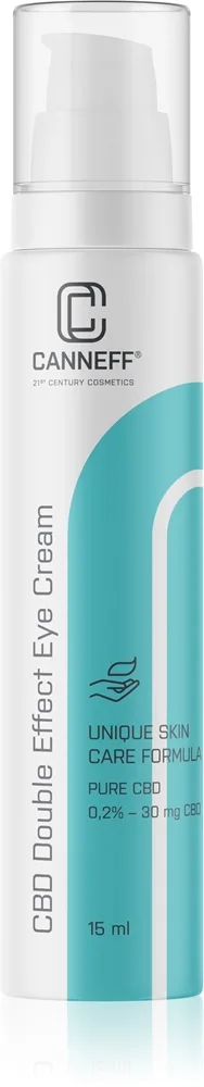 Canneff Balance CBD Double Effect Eye Cream Øjencreme mod rynker til mørke rander 15 ml