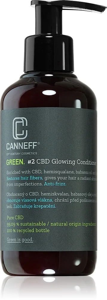 Canneff Green CBD Glowing Conditioner Balsam För att behandla krull 200 ml