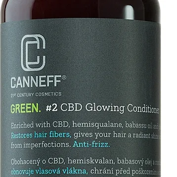 Canneff Green CBD Glowing Conditioner hoitoaine pörröisyyden ehkäisyyn 200 ml