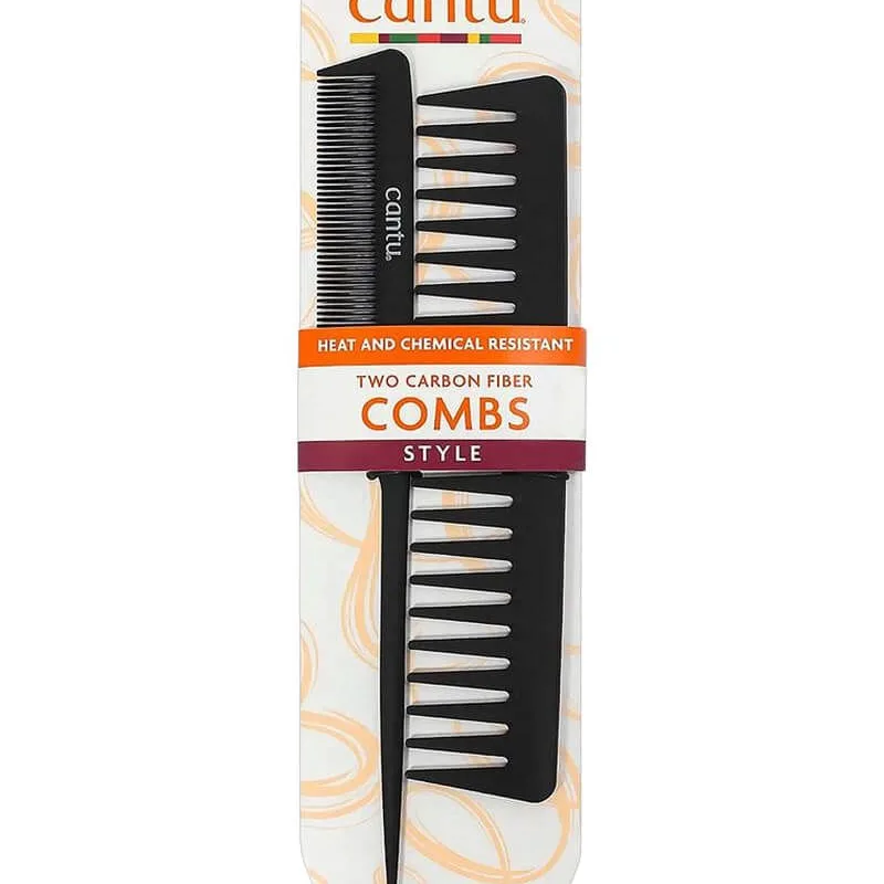 Cantu Style Carbon Fiber Combs   2 stk.