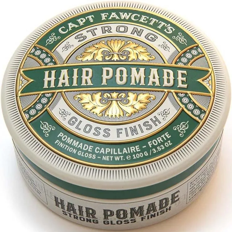 Captain Fawcett Hair Pomade Strong Gloss Finish hiuspomade miehille 100 g