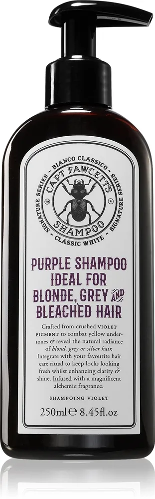 Captain Fawcett Shampoo Purple Lilatonande schampo För grått hår 250 ml