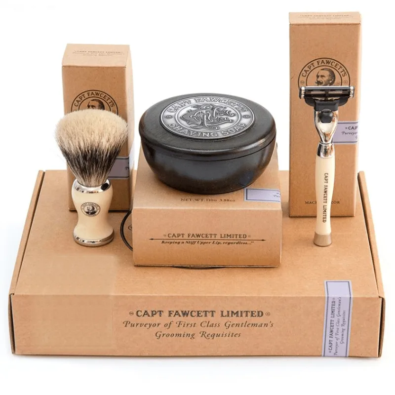 Captain Fawcett Shaving Gift Set (Barberingssæt)