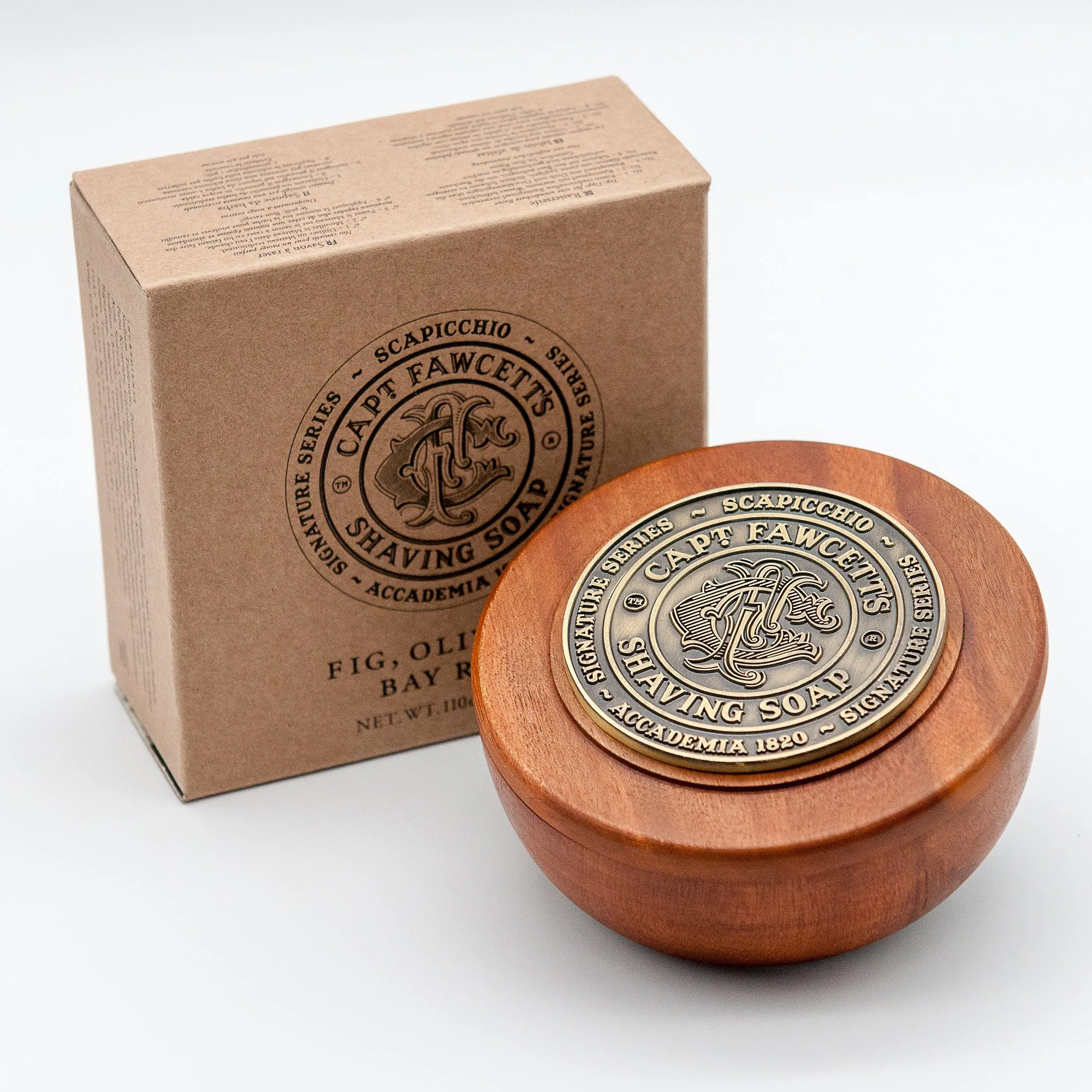 Captain Fawcett Shaving Sciapicchio Soap parranajosaippua + kotelo miehille 110 g