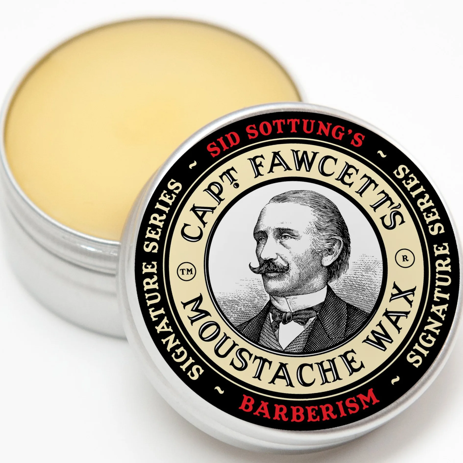 Captain Fawcett Signature Series - Sid Sottung's Barberism Barberism Moustache Wax 15 ml