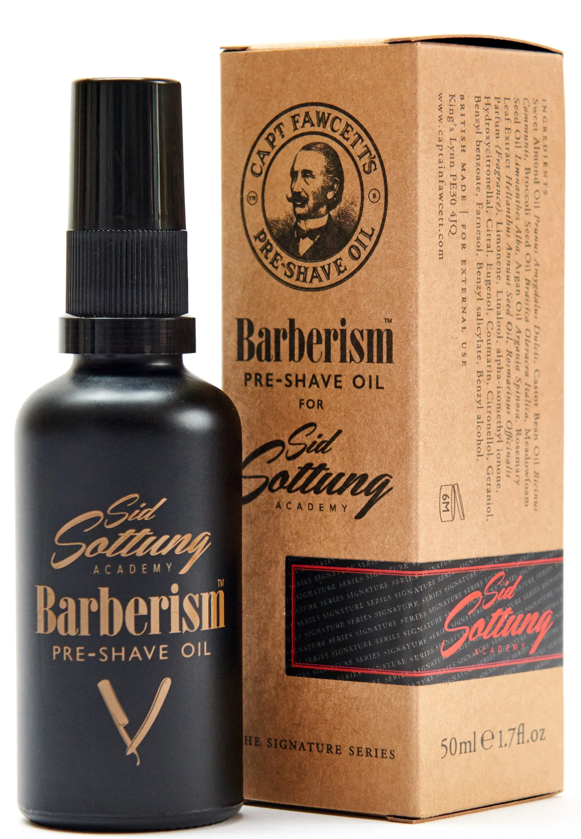 Captain Fawcett Signature Series - Sid Sottung's Barberism Barberism Pre-Shave Oil 50 ml