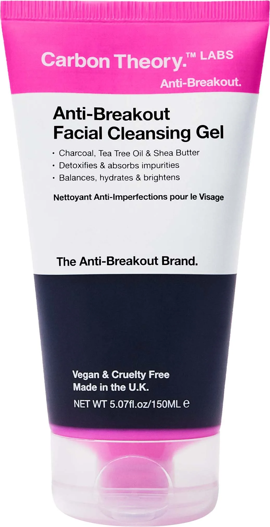 Carbon Theory Anti Breakout Facial Cleansing Gel 150 ml
