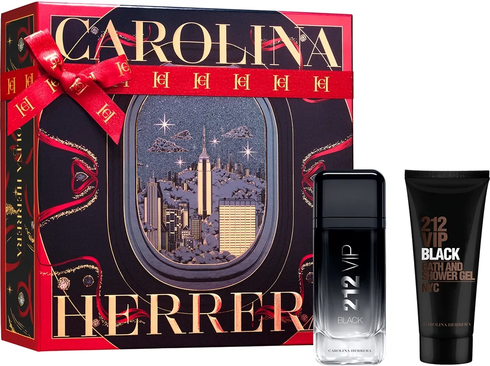CAROLINA HERRERA 212 VIP Black Presentförpackning för män