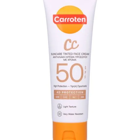 Carroten CC Suncare Tinted Face Cream SPF 50 50 ml