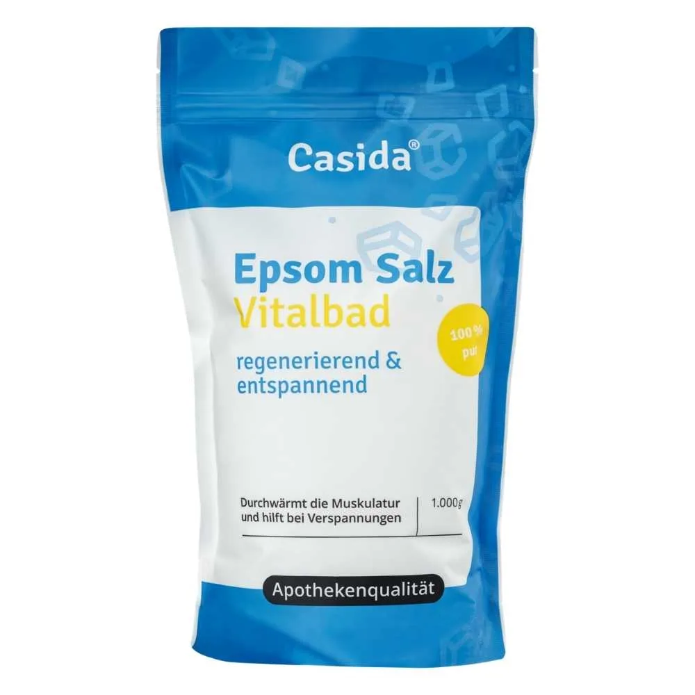 Casida EPSOM Salz Vitalbad 1 kg Salz