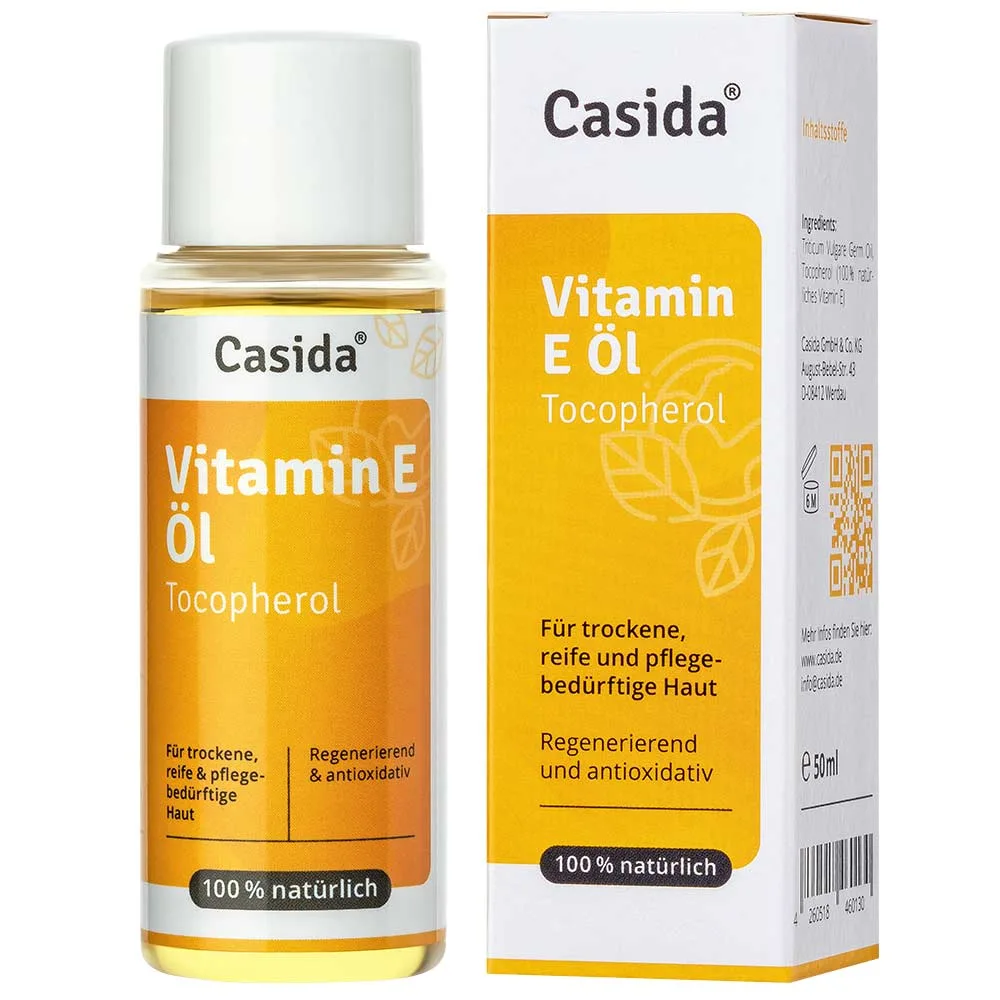 Casida VITAMIN E ÖL Tocopherol natürlich 50 ml Öl