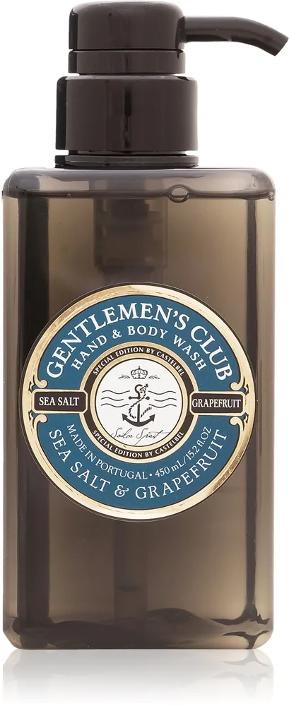 Castelbel Gentlemen's Club Sea Salt & Grapefruit Flytande tvål för händer och kropp 450 ml