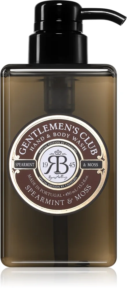Castelbel Gentlemen's Club Spearmint & Moss Lyxig handtvätt för händer och kropp 450 ml
