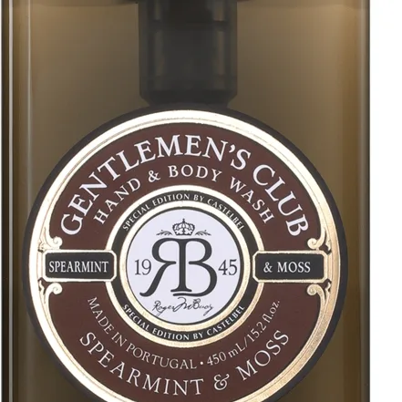 Castelbel Gentlemen's Club Spearmint & Moss Lyxig handtvätt för händer och kropp 450 ml