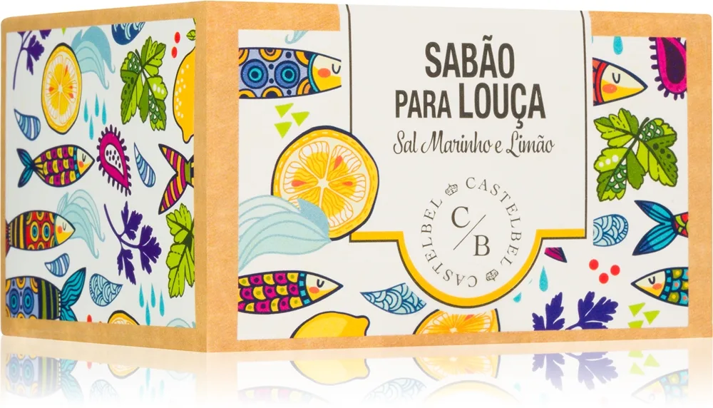 Castelbel Sardine Sea Salt & Lemon opvaskesæbe 150 g