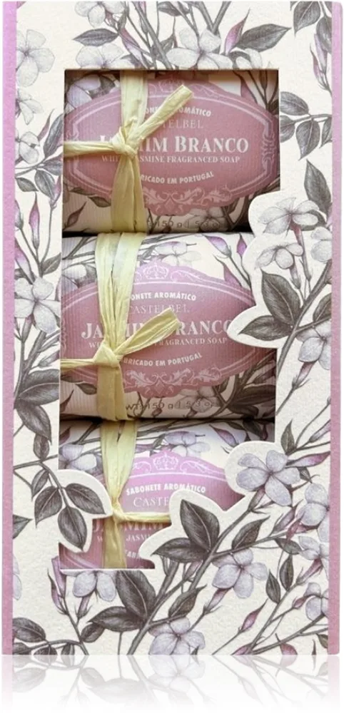 Castelbel White Jasmine Tvålbit Gift Set 3x150 g