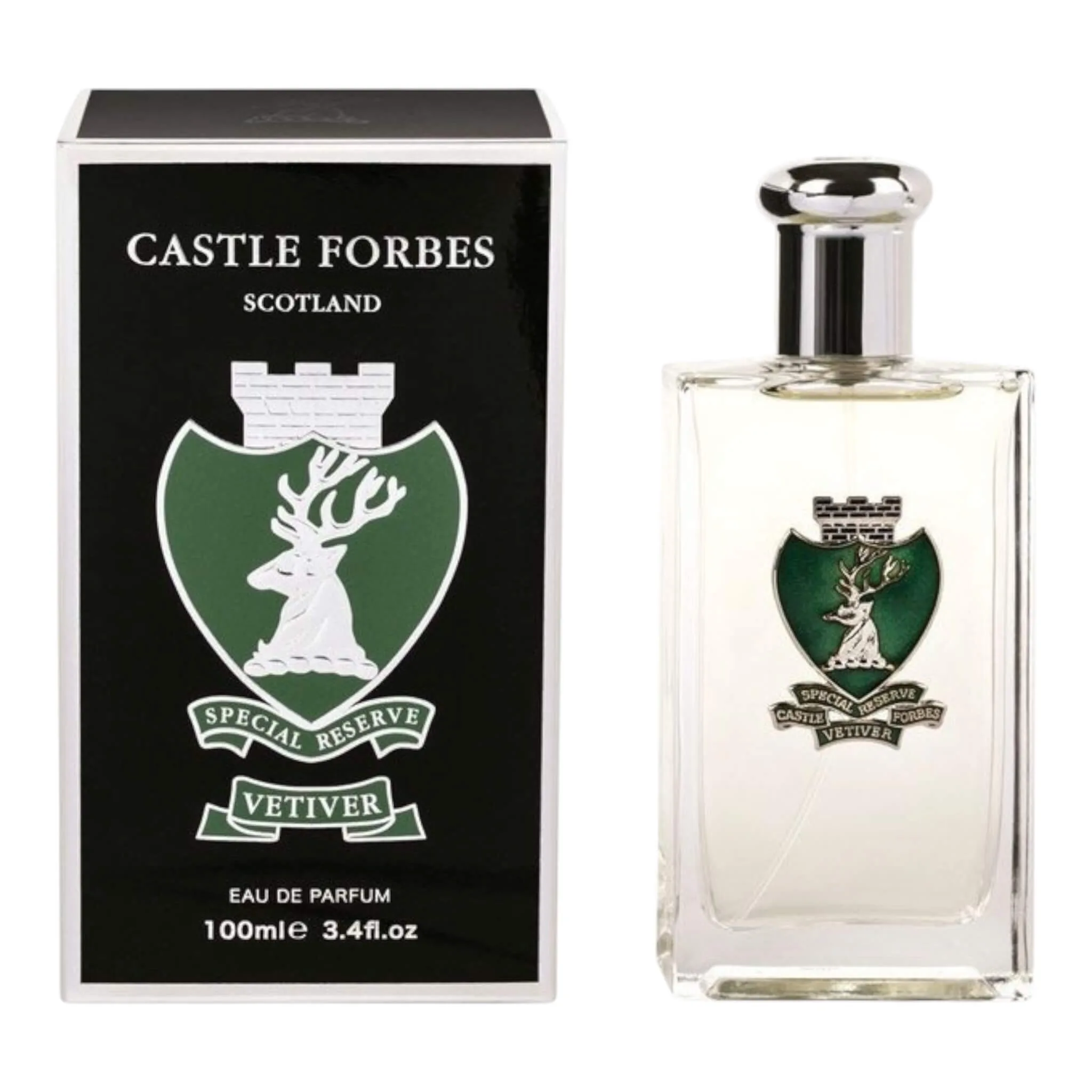 Castle Forbes Eau de Parfum, Special Reserve Vetiver, 100 ml.