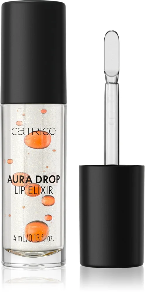Catrice Aura Drop Lip Elixir Læbeolie med nærende effekt Skygge 010 Sparkle Served 4 ml