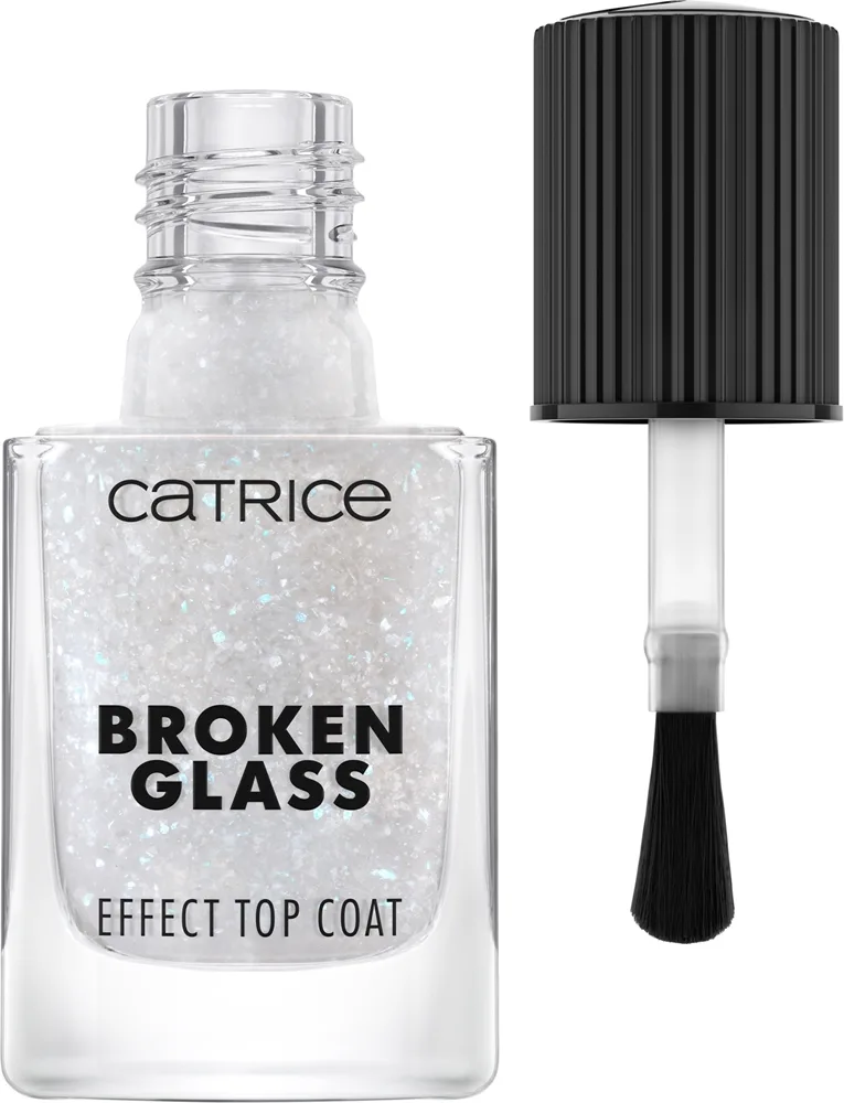 Catrice Broken Glass Effect Top Coat päällyslakka sisältää kimalteita sävy 050 Sparkling Reflection 10.5 ml