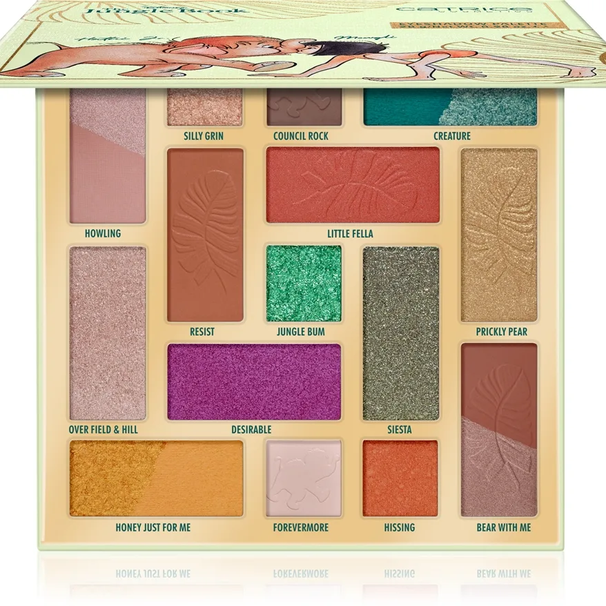 Catrice Disney The Jungle Book Palett för ögonskugga Skugga 010 Bare Necessities 28 g