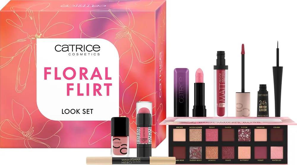 Catrice Floral Flirt Look Set Presentförpackning För kvinnor