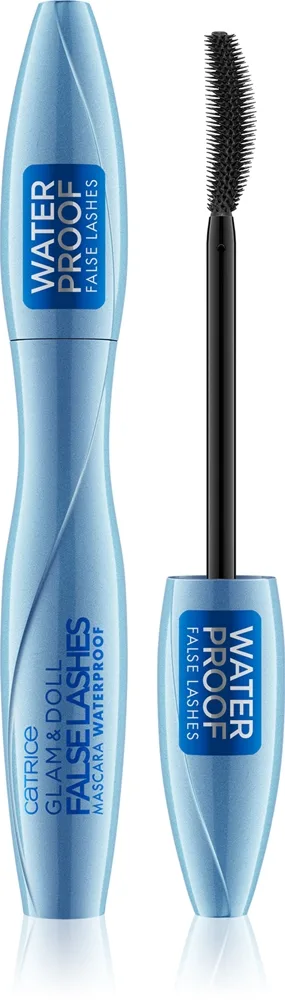 Catrice Glam & Doll False Lashes Mascara med effekt til kunstige øjenvipper Vandfast Skygge 010 Black 10 ml