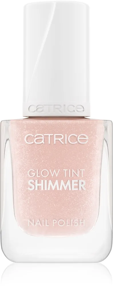 Catrice Glow Tint Shimmer läpinäkyvä kynsilakka sisältää kimalteita sävy 030 Sparkle Symphony 10.5 ml