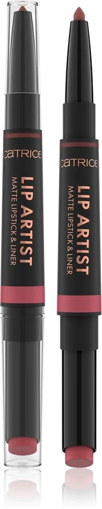 Catrice Lip Artist Matte Lipstick & Liner huulipuna + huulikynä antaa mattavaikutelman sävy 020 Never Apart 1.74 g