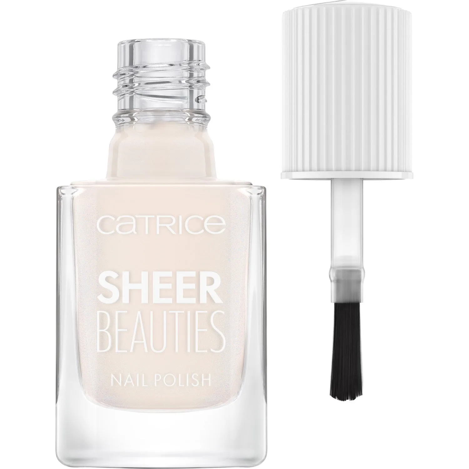 Catrice Sheer Beauties Nail Polish Neglelak Skygge 010 - Milky Not Guilty 10.5 ml