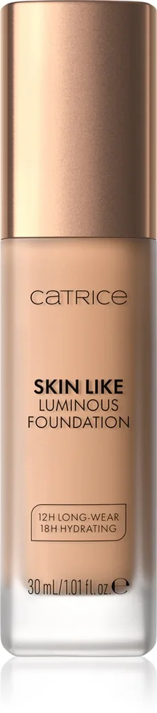 Catrice Skin Like Luminous Foundation nestemäinen kirkastava meikkivoide kosteuttava vaikutus sävy 030N 30 ml