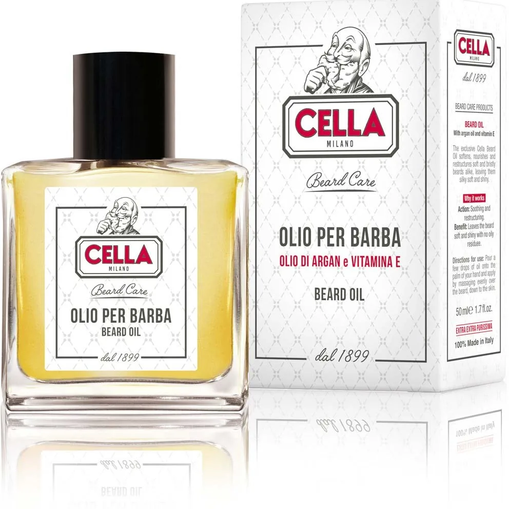 Cella Milano Skægolie, 50 ml.