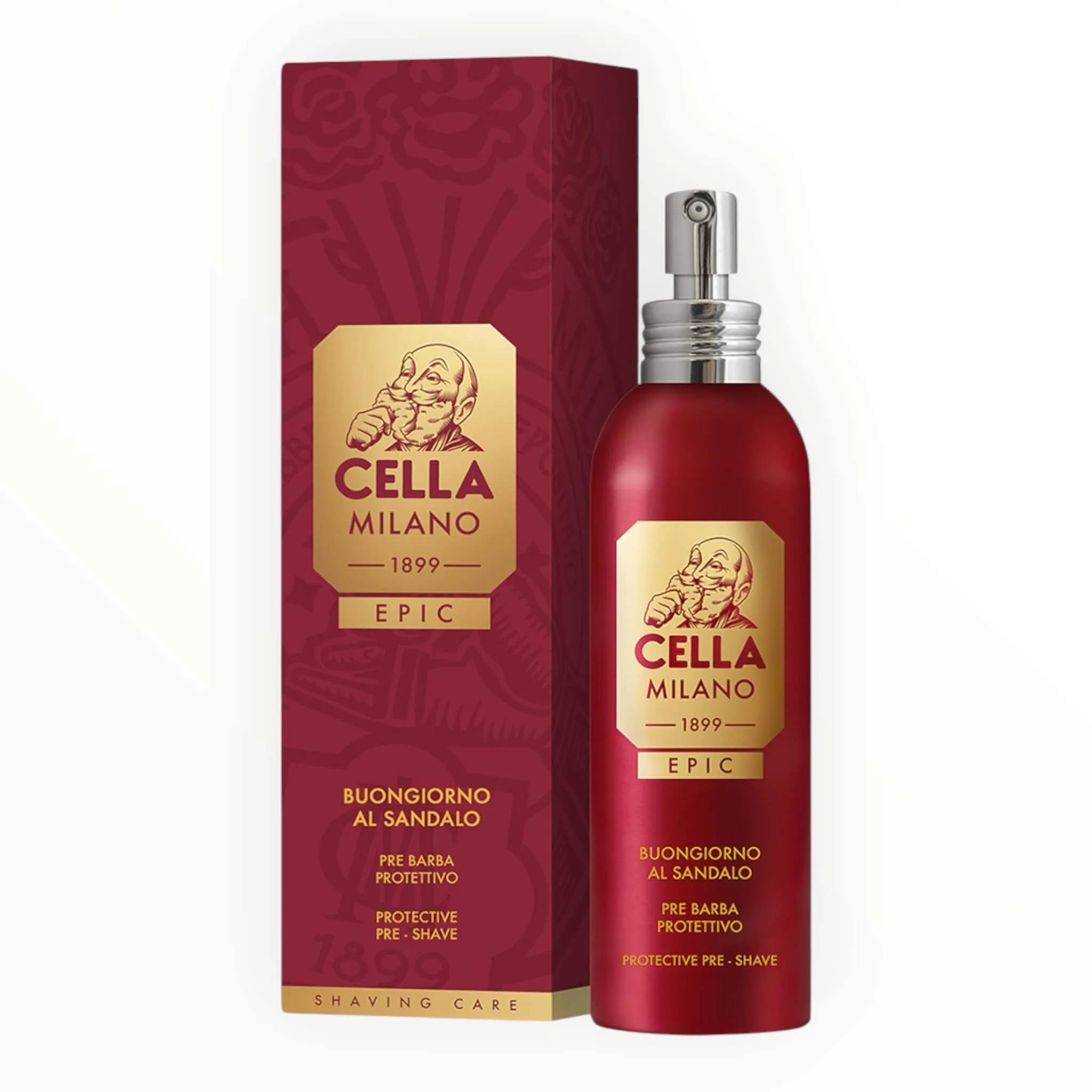 Cella Milano Epic Protective Preshave, Buongiorno al Sandalo, 100 ml.