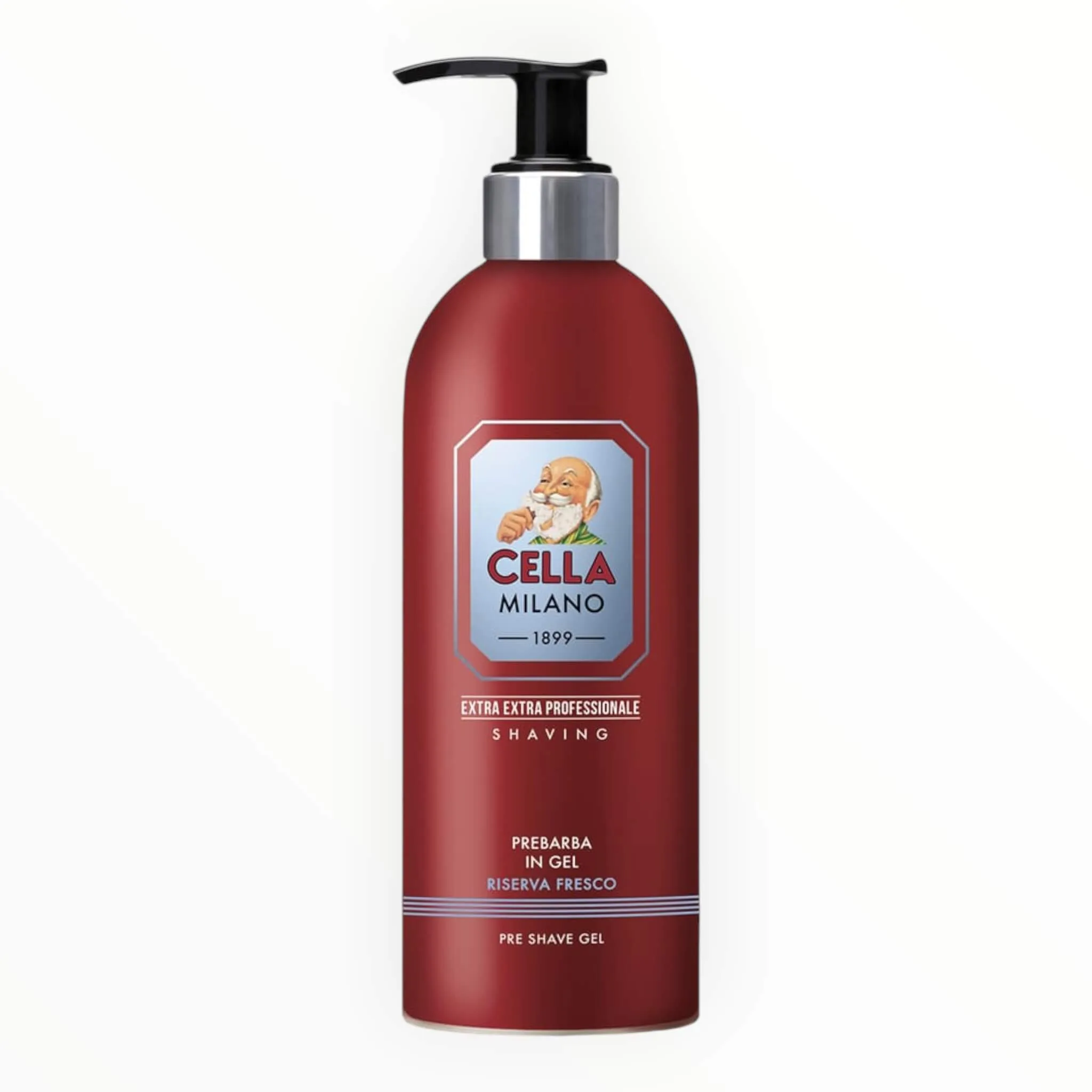 Cella Milano Preshave Gel, Riserva Fresco, 500 ml.