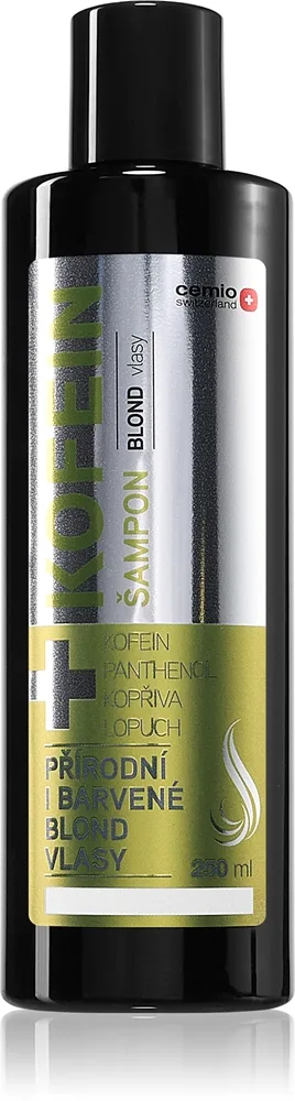 Cemio Kofein Blond kofeiinishampoo kaikille vaaleille hiustyypeille 250 ml