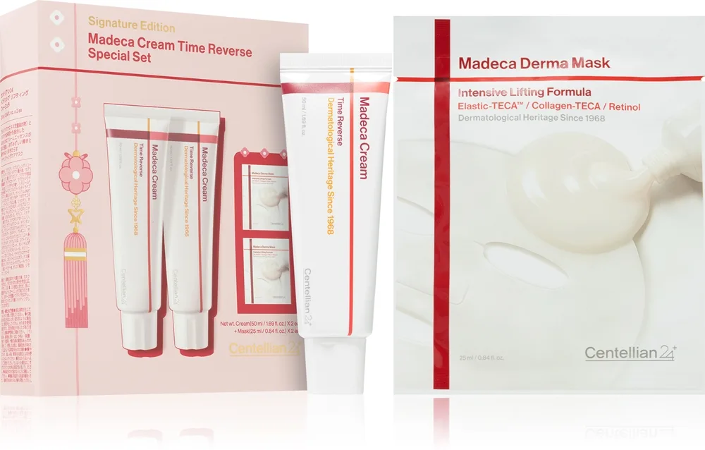Centellian24 Madeca Cream Time Reverse Signature Edition Presentförpackning För återhämtning av hudens fasthet