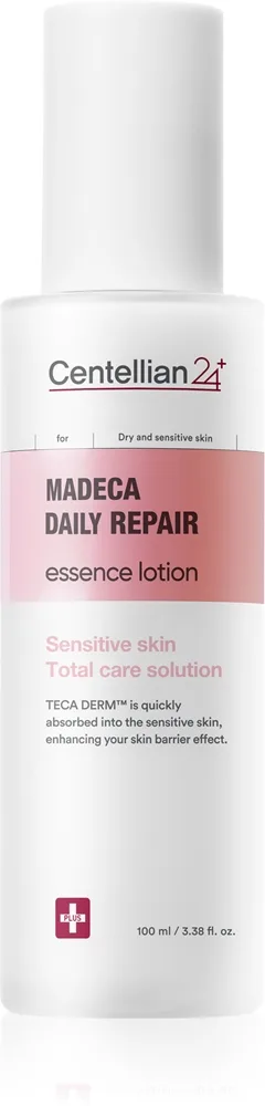 Centellian24 Madeca Daily Repair Essence Lotion feuchtigkeitsspendende Milch für das Gesicht regeneriert die Hautbarriere 100 ml