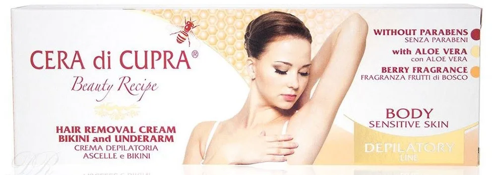 Cera di Cupra Beauty Recipe Hair Removal Cream Bikini and Underarm 100 ml