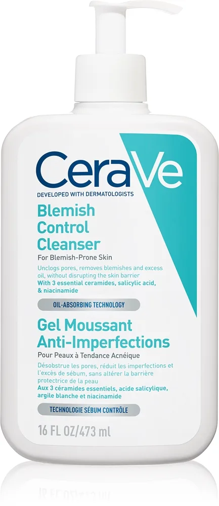 CeraVe Blemish Control Rensegel Til hud med tendens til akne 473 ml