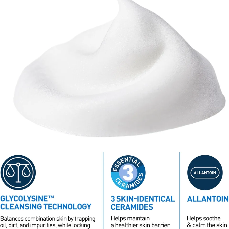 CeraVe Cleansers Balancing Air Foam Cleanser Rengöringsskum för normal- och blandhud 148 ml